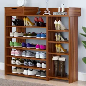 7 Tier-Wooden Shoe Rack