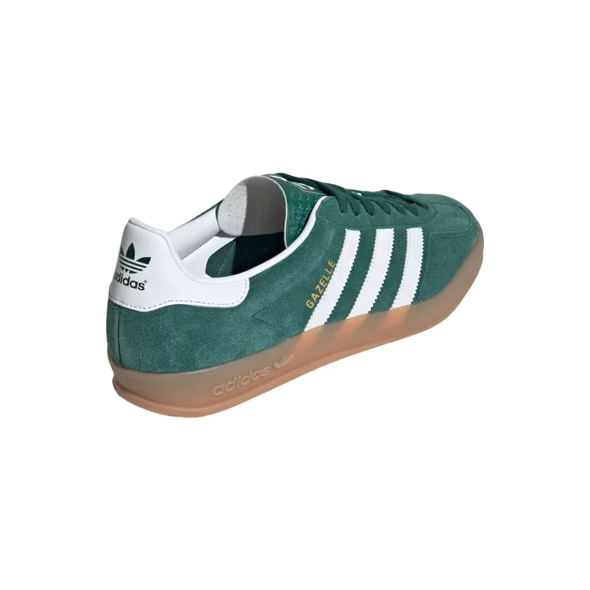 Adidas Originals scarpa sneakers da adulto Gazelle Indoor JI2062 verde-bianco-gomma