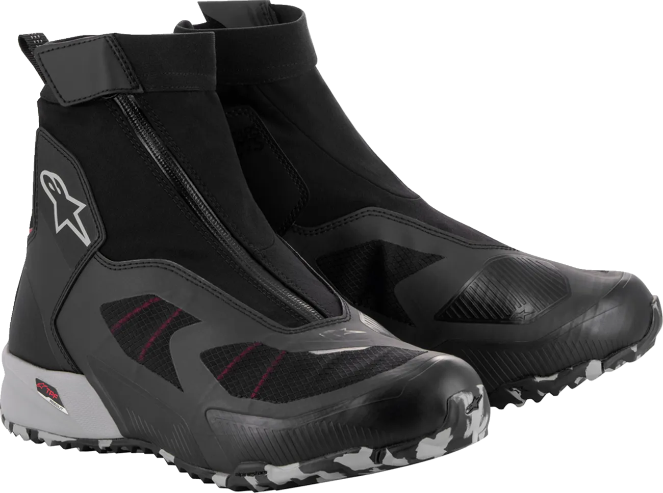 ALPINESTARS CR-8 Gore-Tex? Shoes - Black/Grey/Red - US 12.5 2338224122212.5