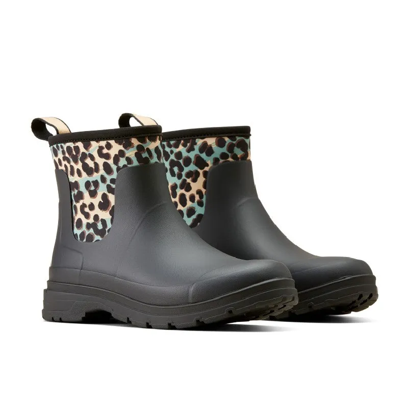 Ariat Kelmarsh Shortie Waterproof Ladies Wellington Boot - Leopard Camo