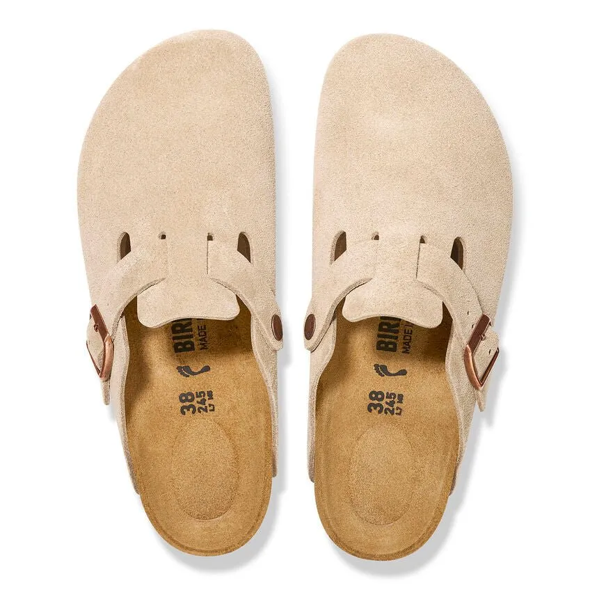 Birkenstock Boston - Latte Cream Suede