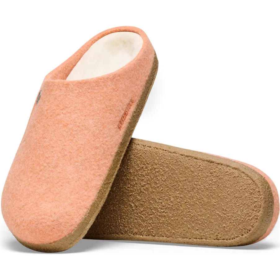 Birkenstock Womens Slipper Zermatt Rivet Split Papaya