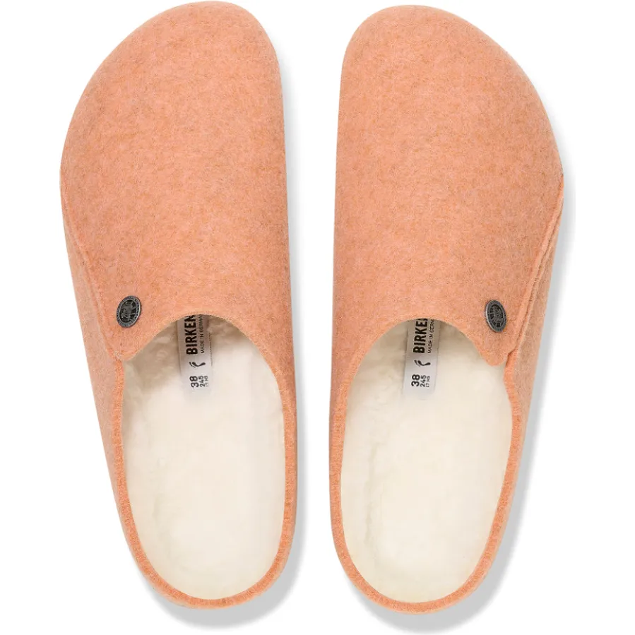 Birkenstock Womens Slipper Zermatt Rivet Split Papaya