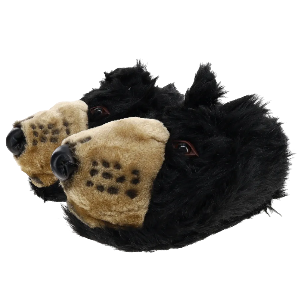 Black Bear Slippers