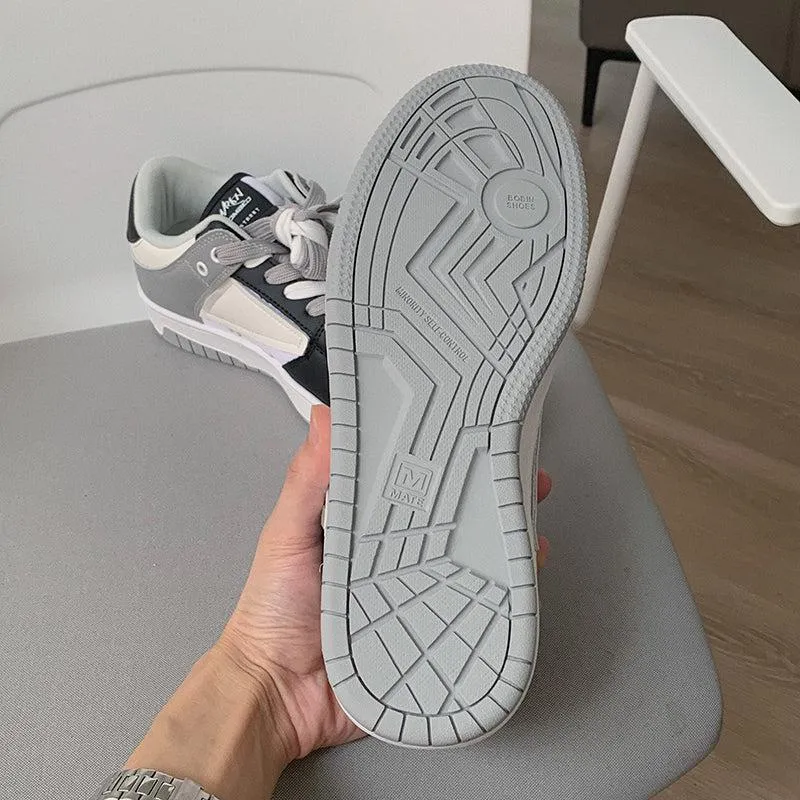 Breathable Grey Sneakers