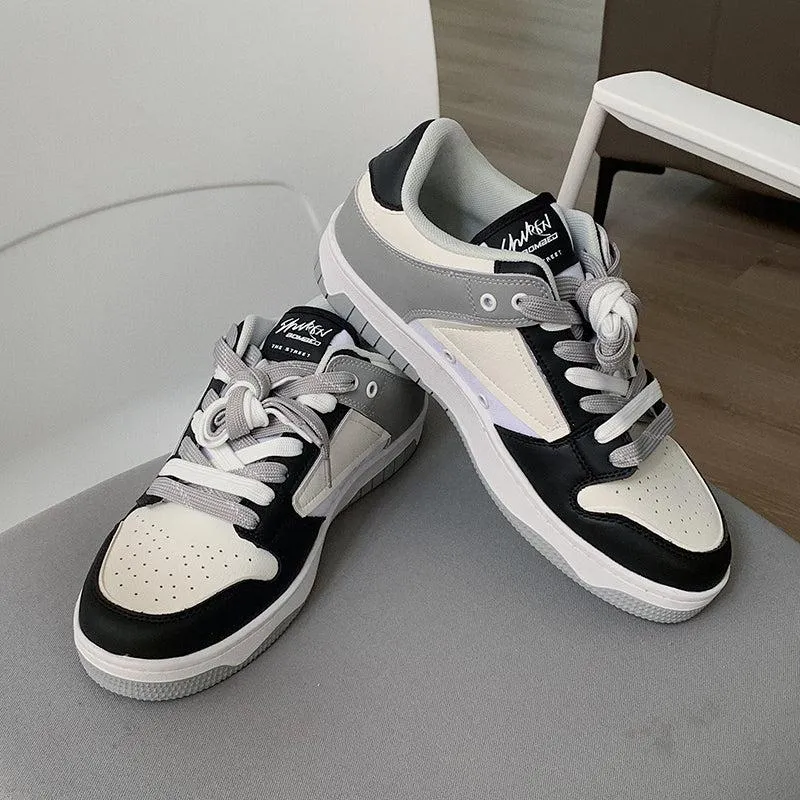 Breathable Grey Sneakers