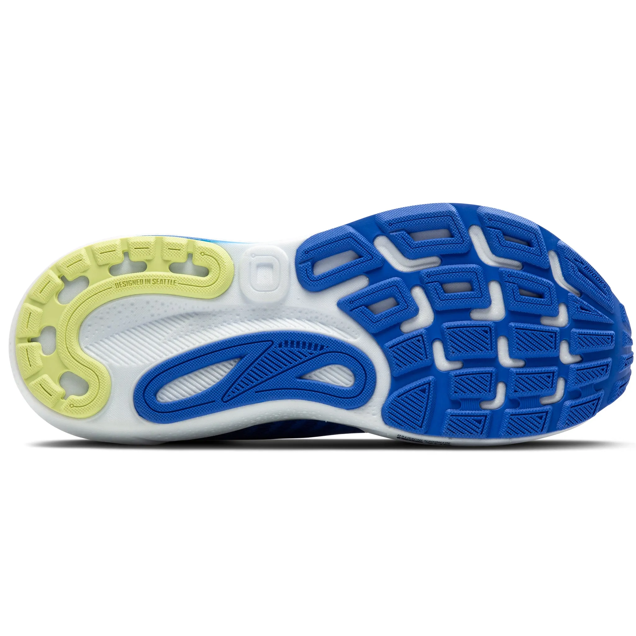 Brooks Adrenaline GTS 24 Men's Wide Fit 2E Cobalt/Neo Yellow/Peacoat