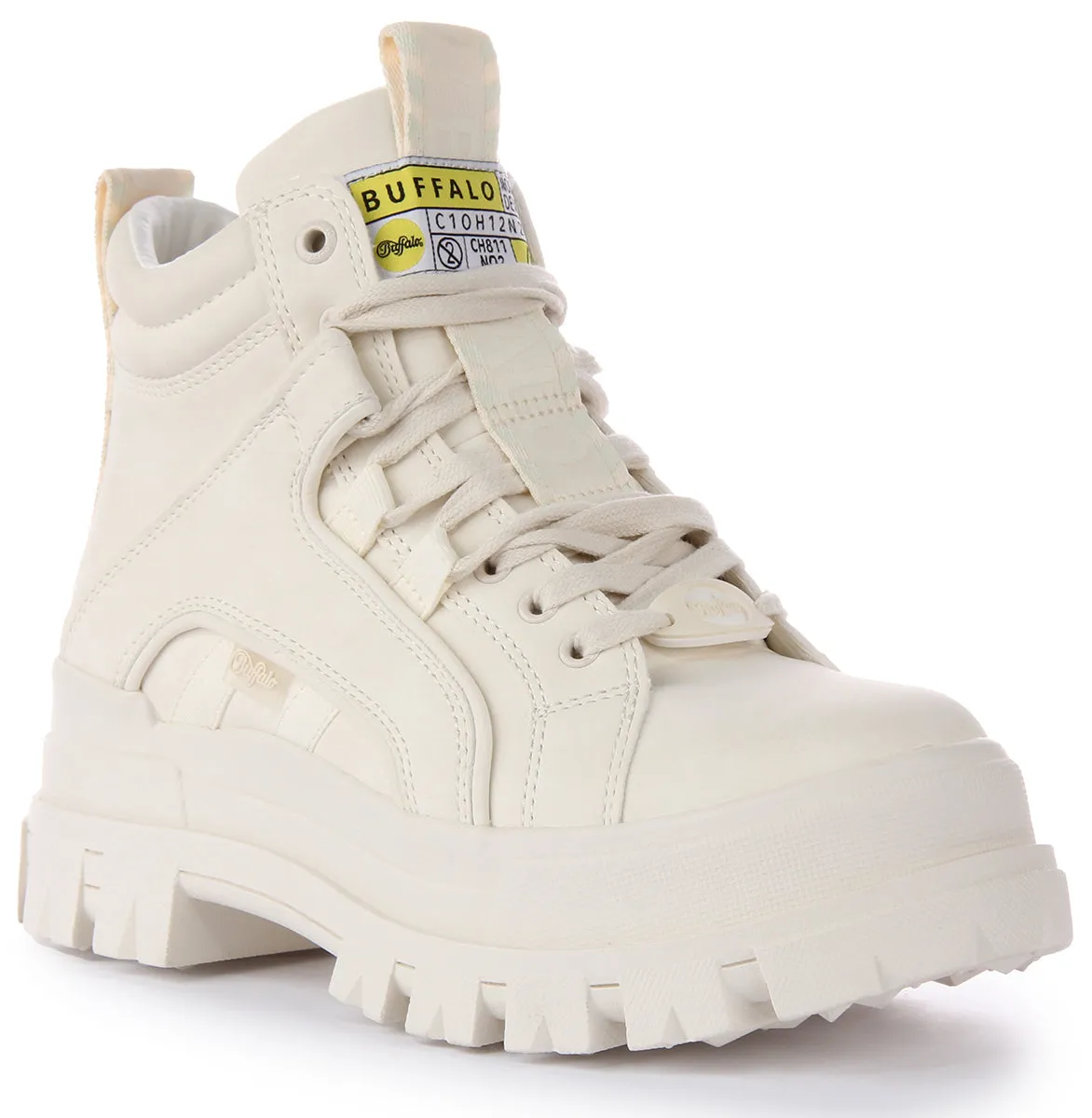 Buffalo Aspha Nc Mid In Off White For Women