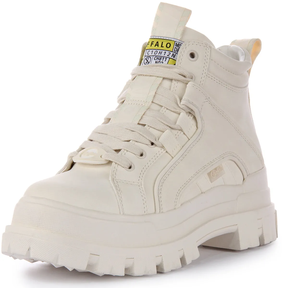 Buffalo Aspha Nc Mid In Off White For Women