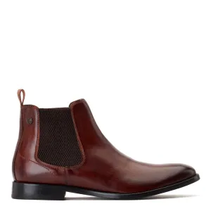 Carson Burnished Chelsea Boots