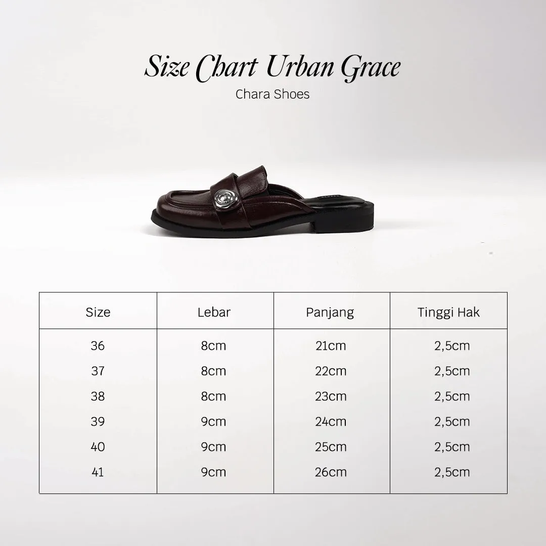 Chara Wood Mules - URBAN GRACE Series