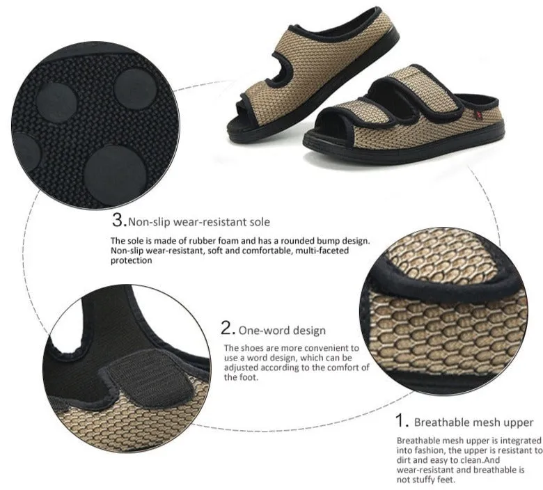 Cilool Ultra-Light Adjustable Velcro Easy Wear Shoes - NW6018