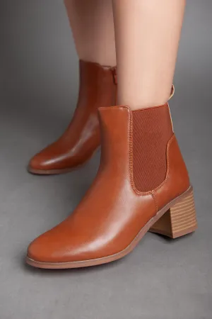 Classic Ankle Boot - Camel