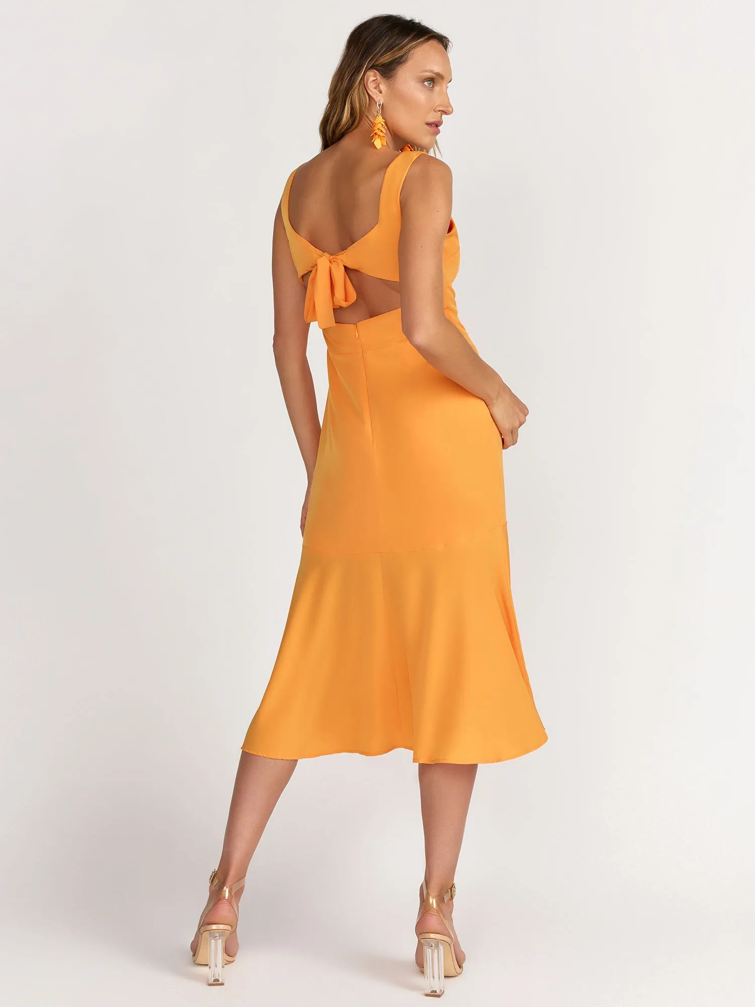 Dee Elly Sleeveless Flounce Hem Midi Dress - Brands We Love