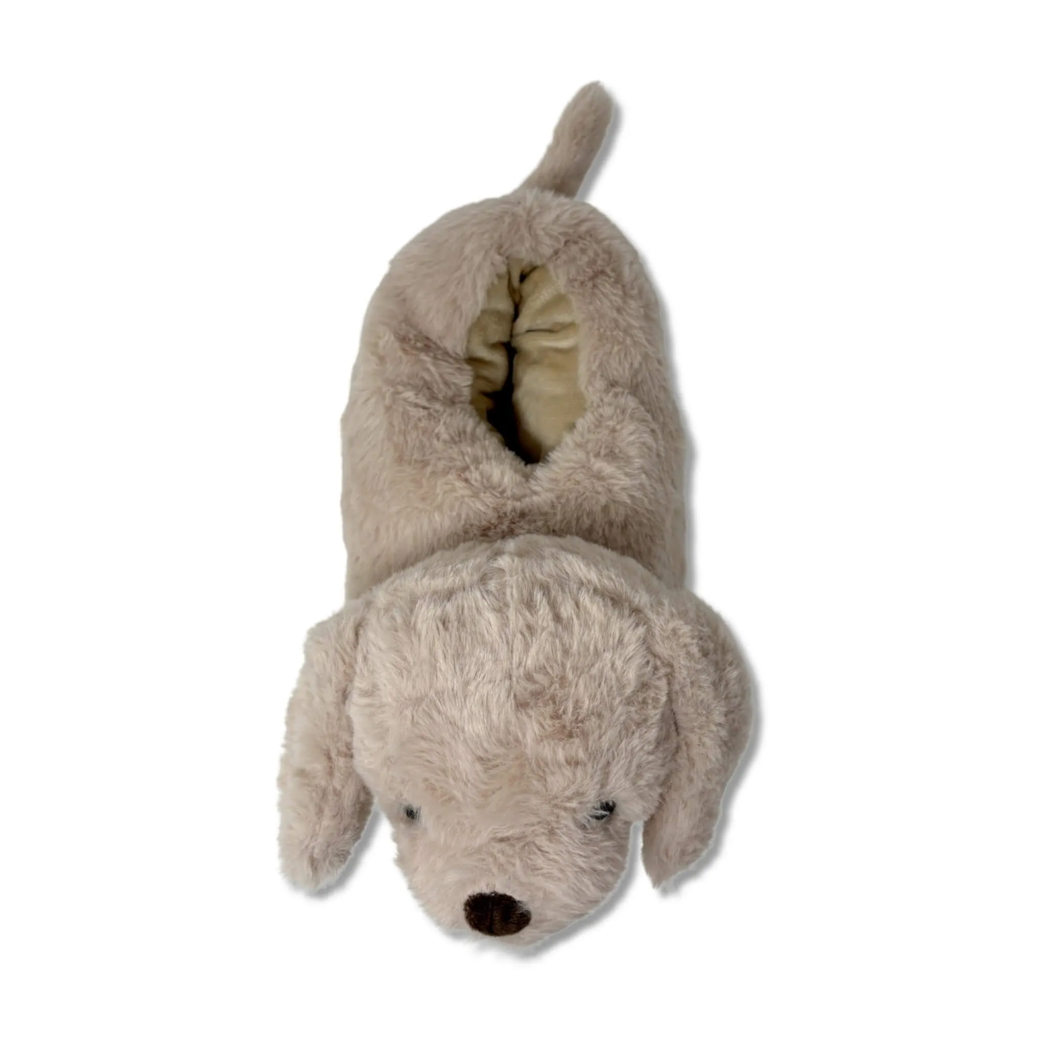 Dylan The Beige Puppy Novelty 3D Slippers