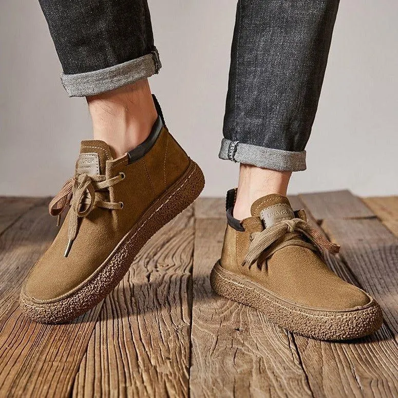 FC210 Men's Casual Shoes: Suede Leather, Breathable, Outdoor