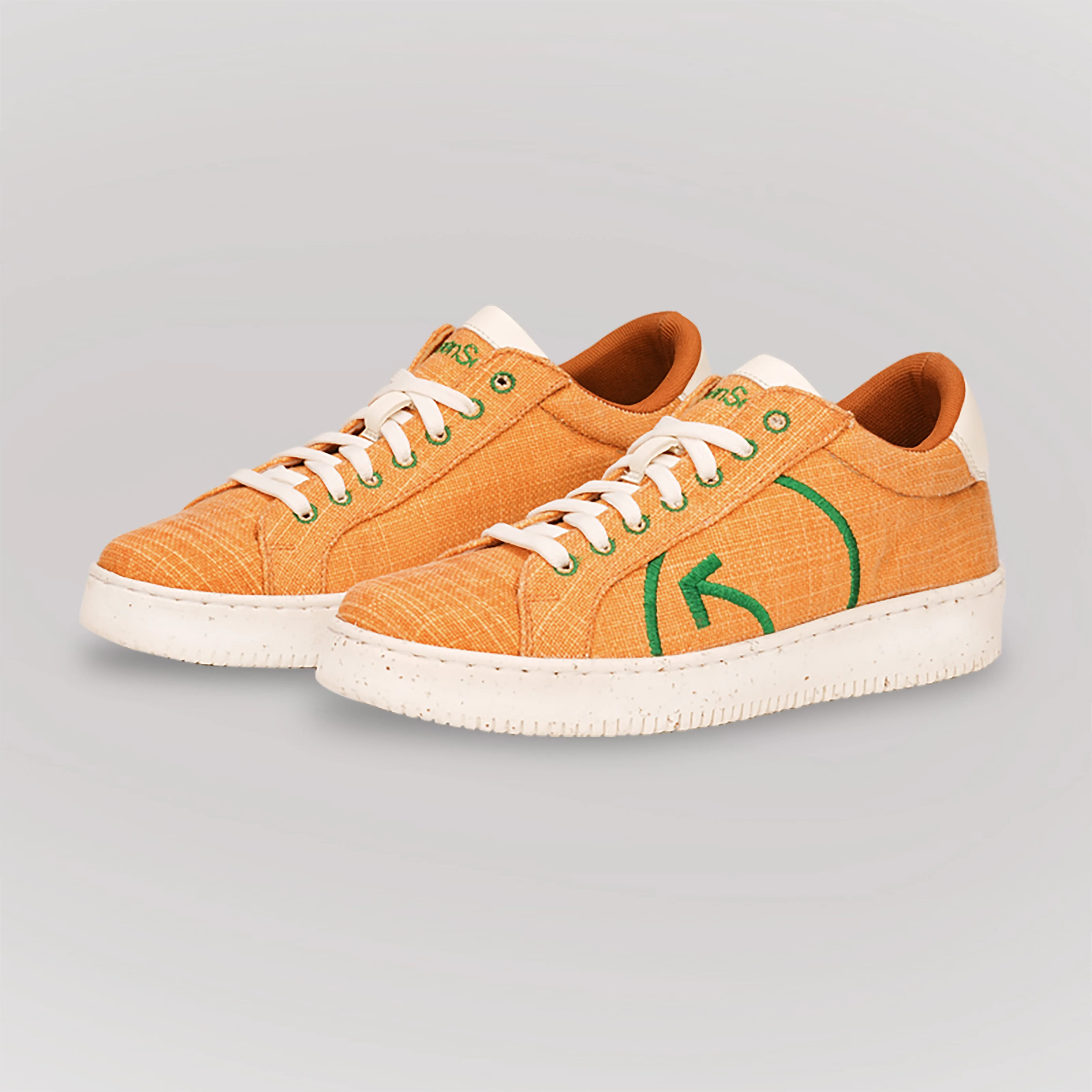 GREENSOLE LEMON YELLOW WOMENS SNEAKER LACE UP