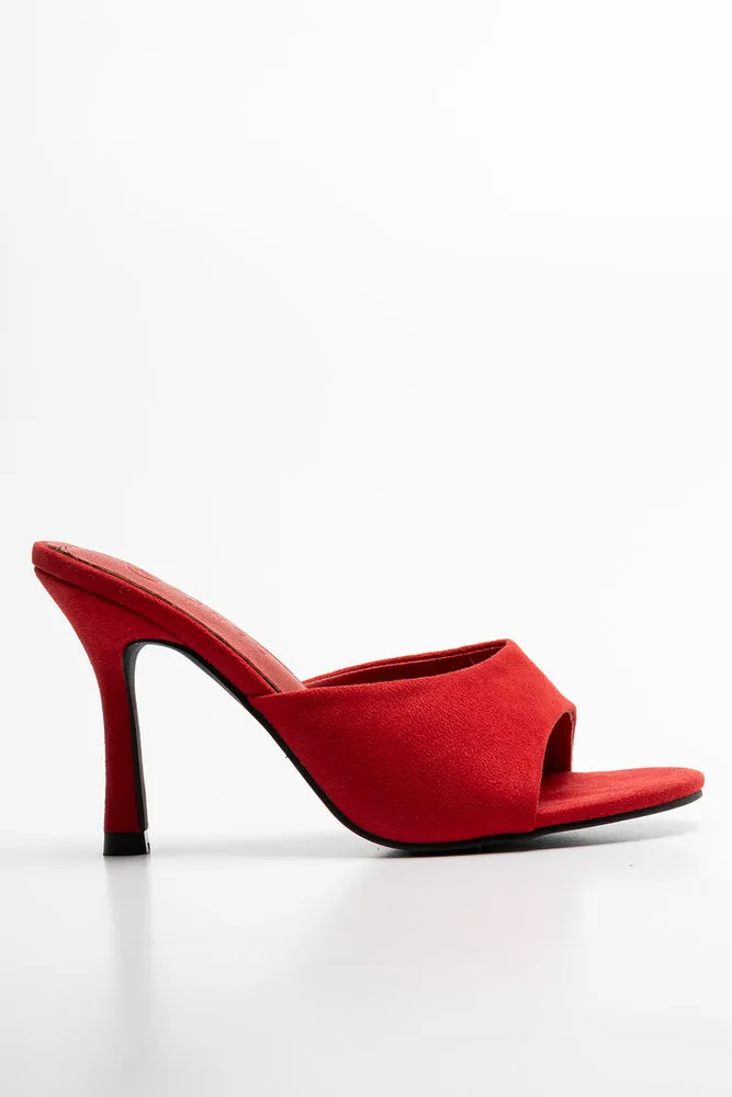 Heel Sandal Red