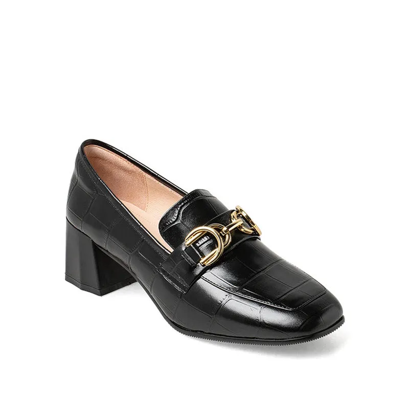 High Heels Retro Casual Loafers