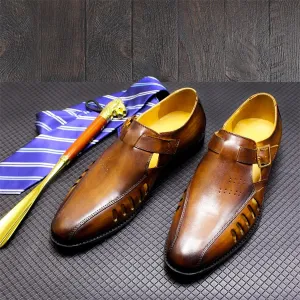 Hollow Out Breathable Dress Shoes