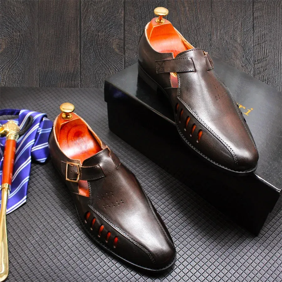 Hollow Out Breathable Dress Shoes