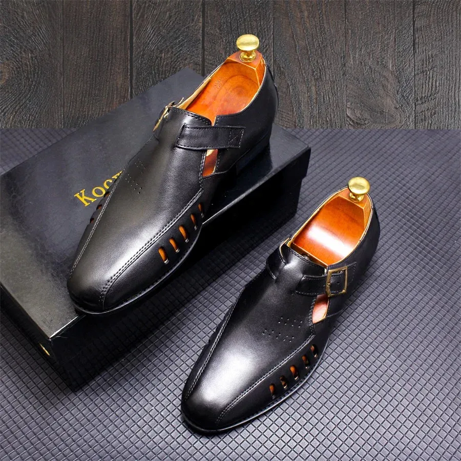 Hollow Out Breathable Dress Shoes