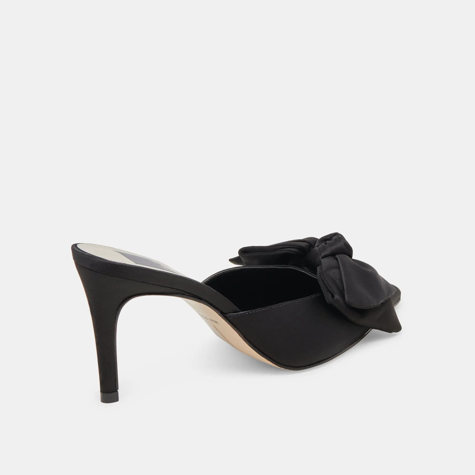 KAYLI HEELS ONYX SATIN