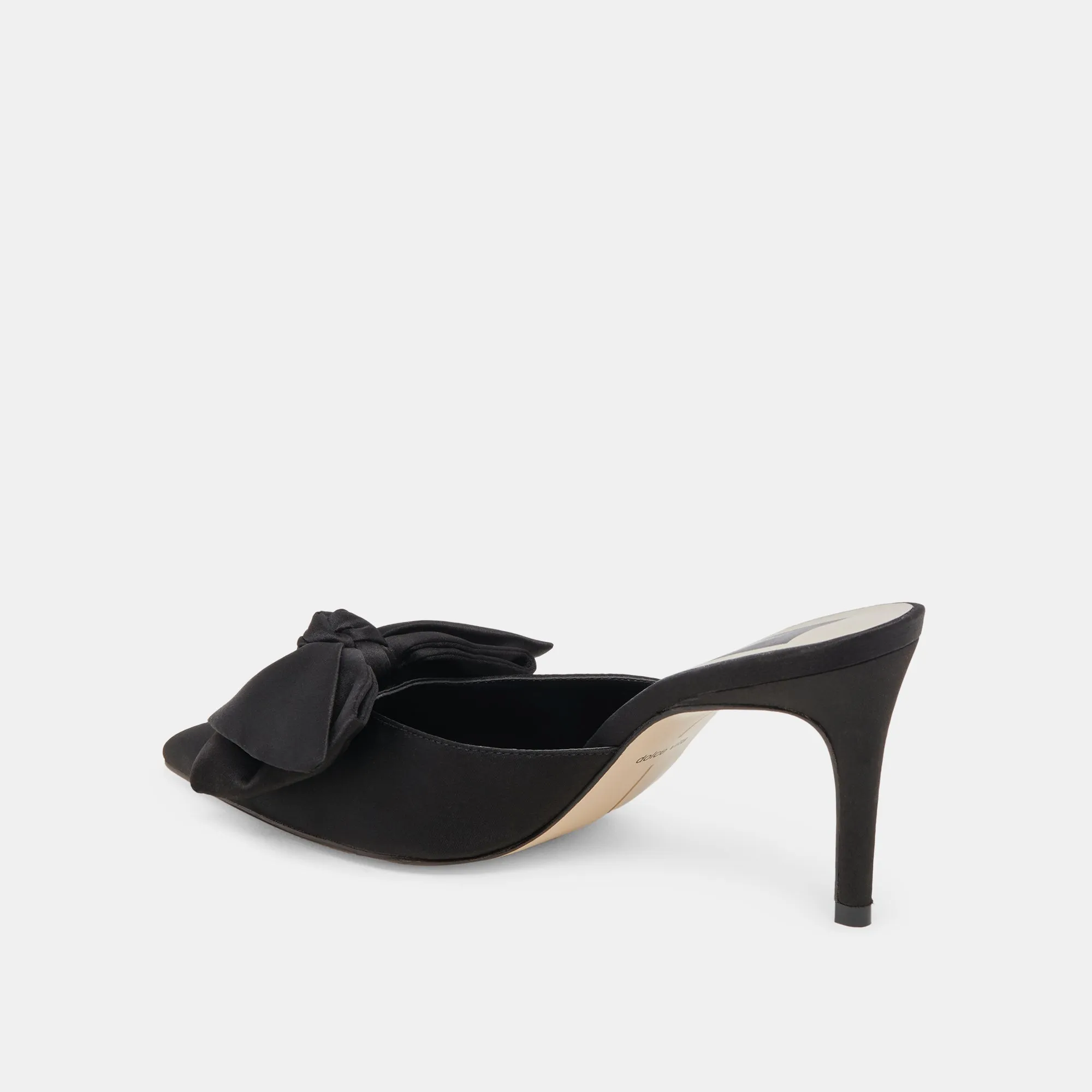 KAYLI HEELS ONYX SATIN