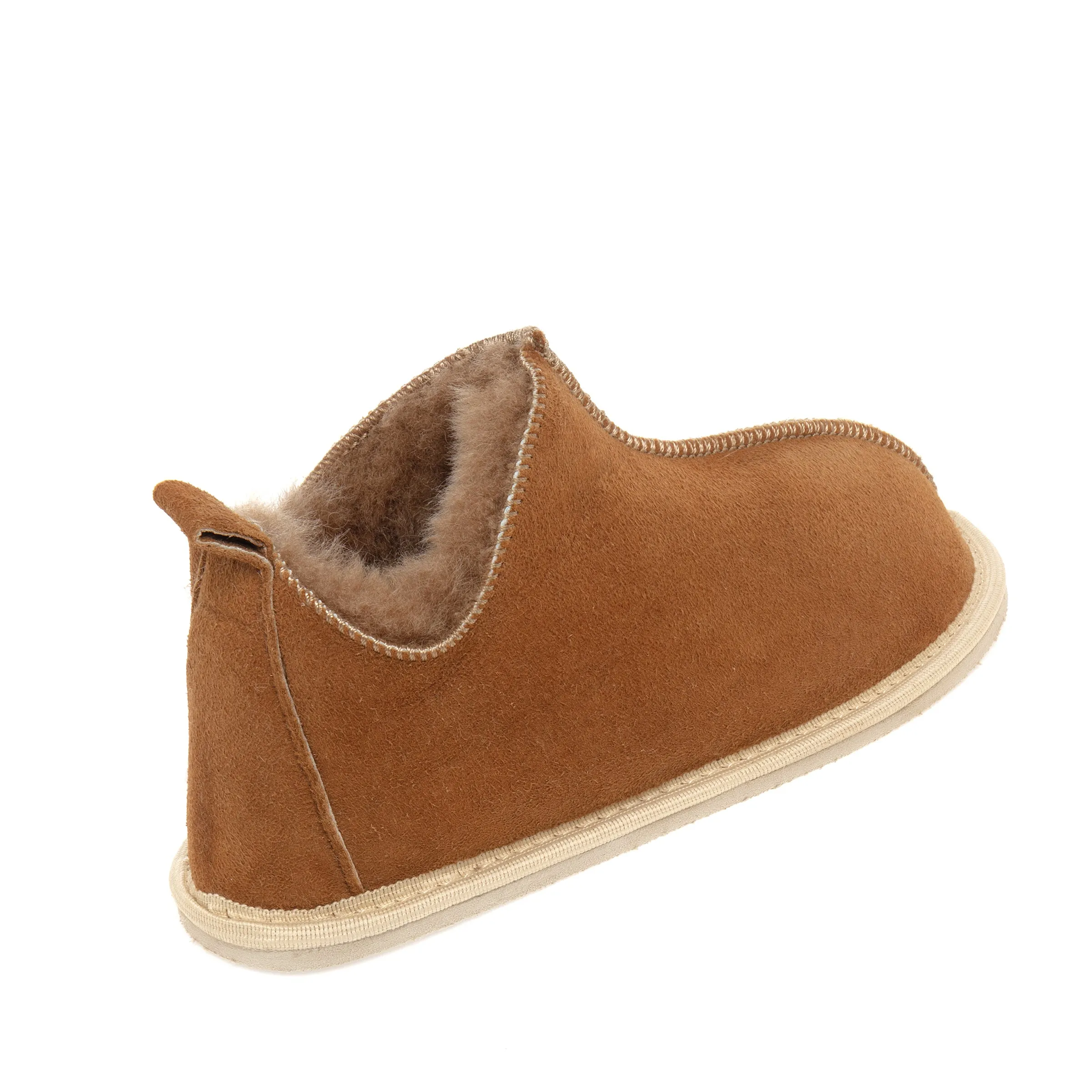 Kids Alpin Sheepskin Slippers - Chestnut