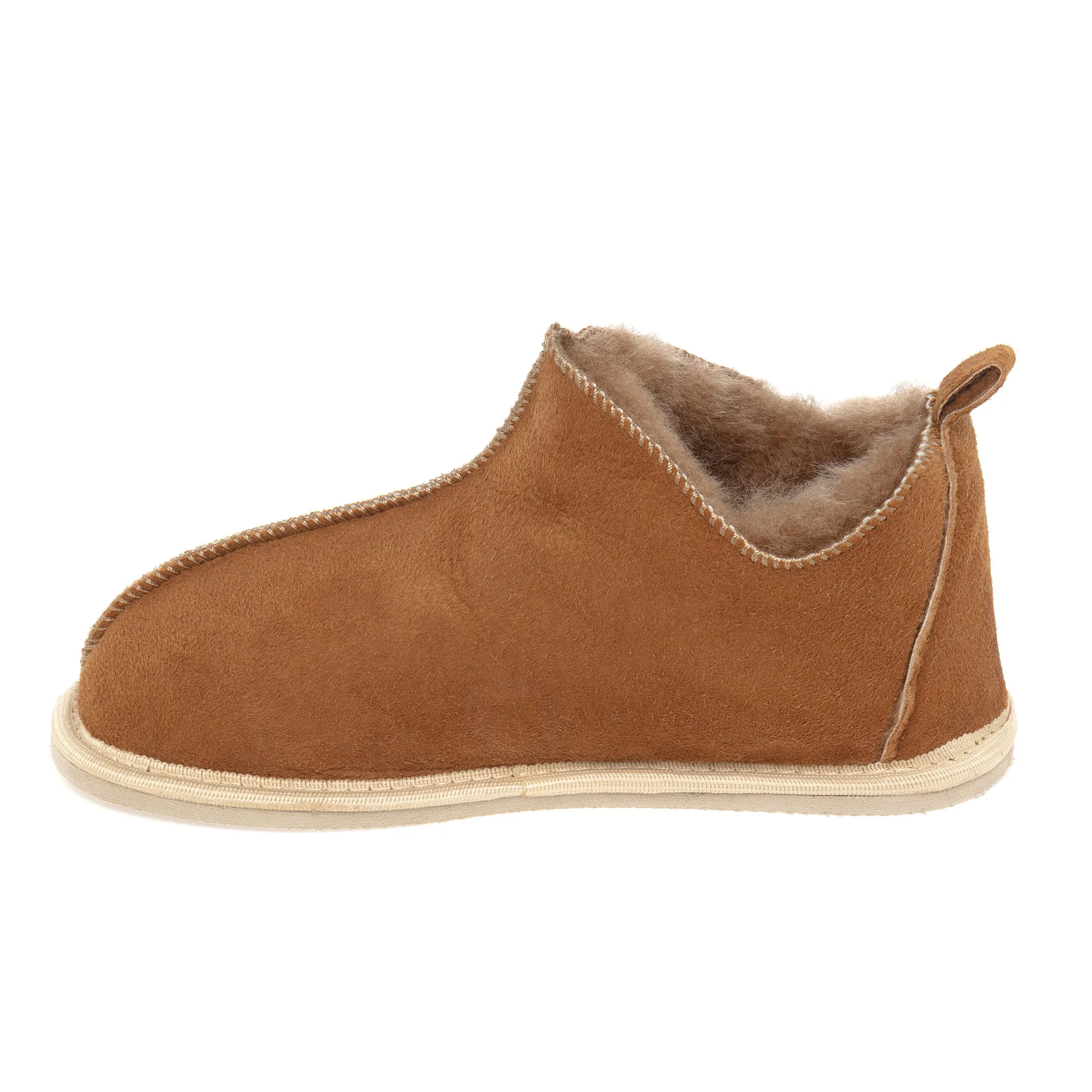 Kids Alpin Sheepskin Slippers - Chestnut