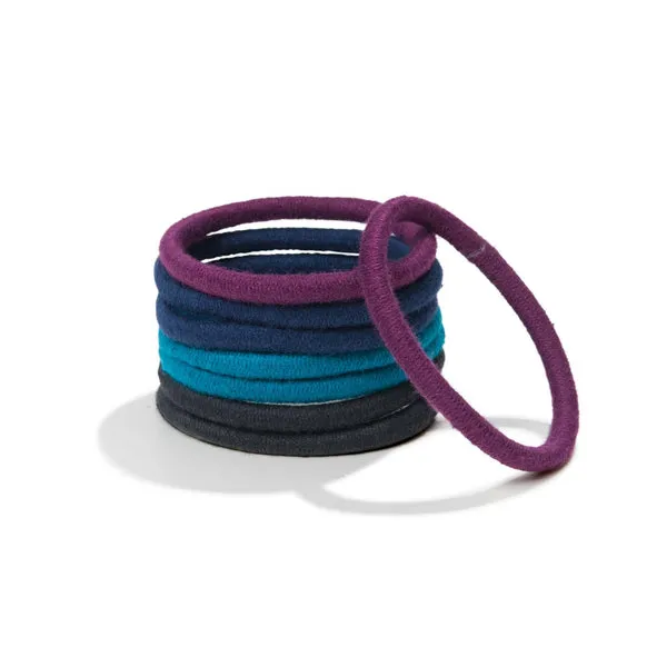 Kooshoo - Plastic Free Mondo Hair Ties - Dark Hues 8 Pack