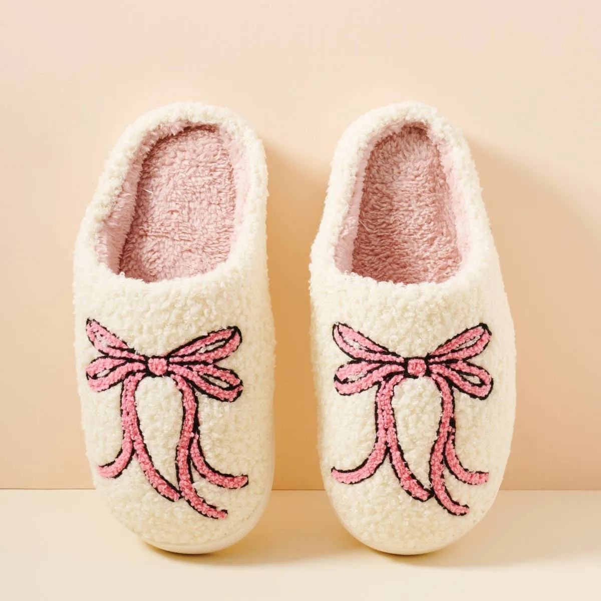 Large Ribbons Breast Cancer Awareness Slippers