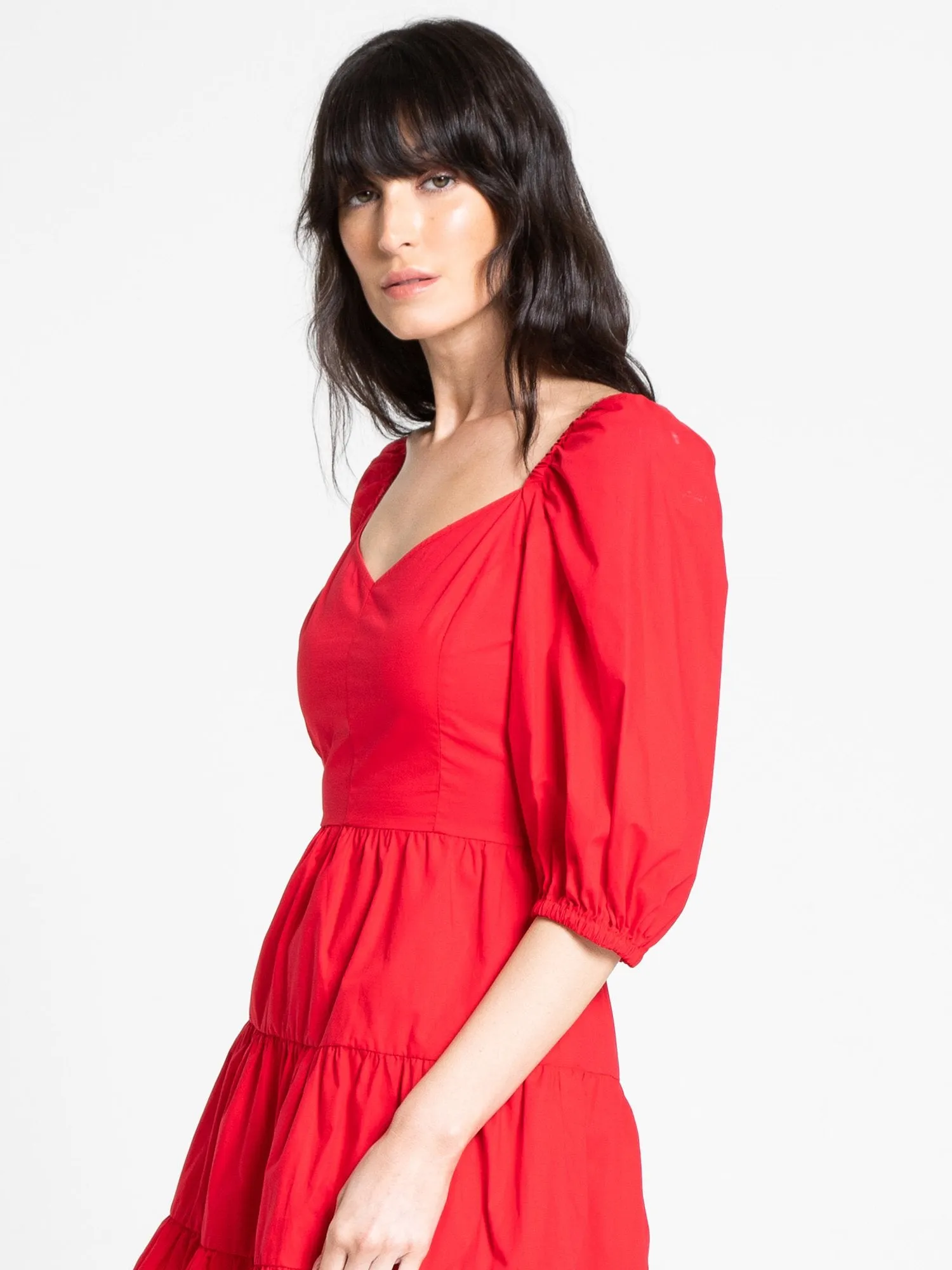 Lena Puff Sleeve Poplin Mini Dress - Brands We Love