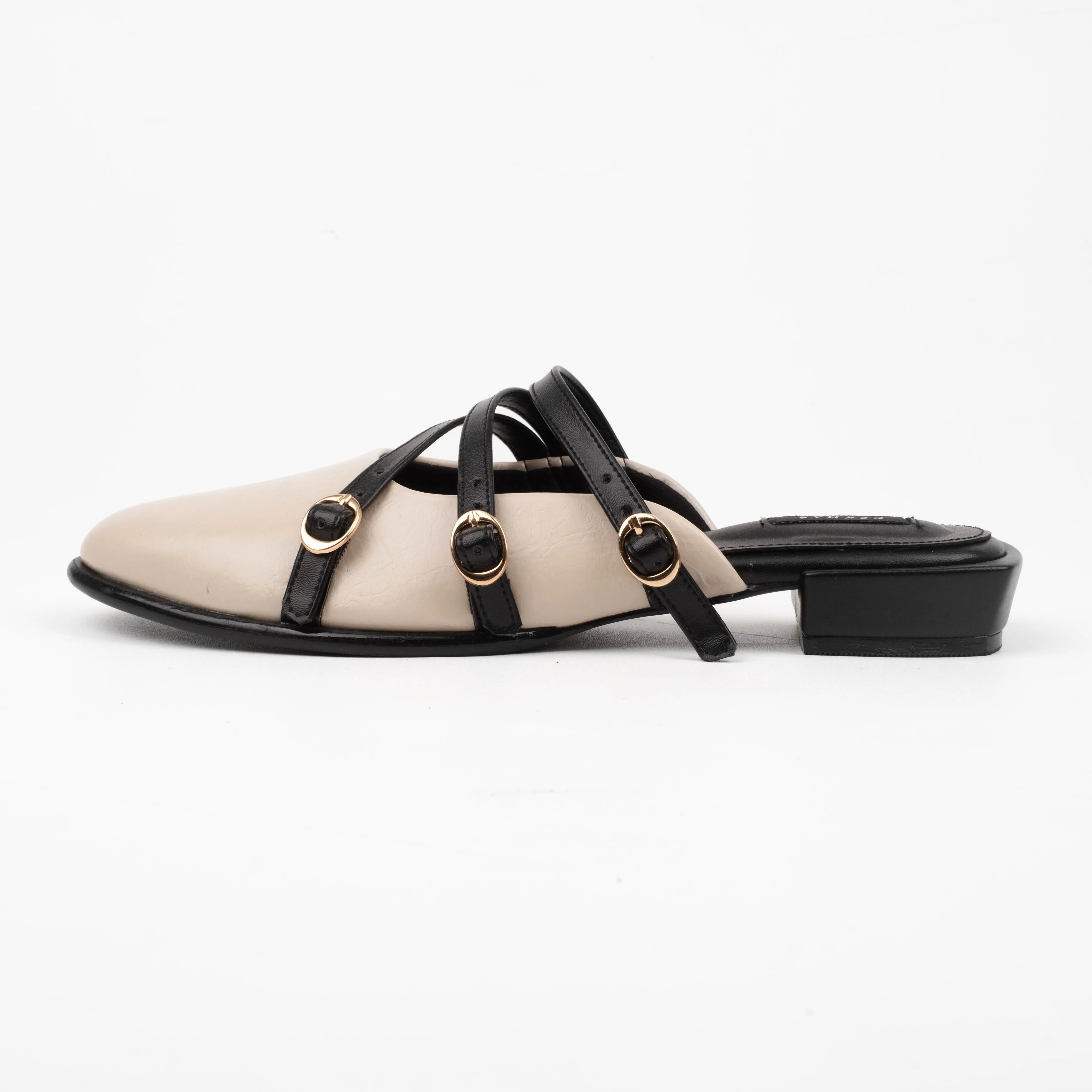 Leora Cream Mules - Urban Grace II