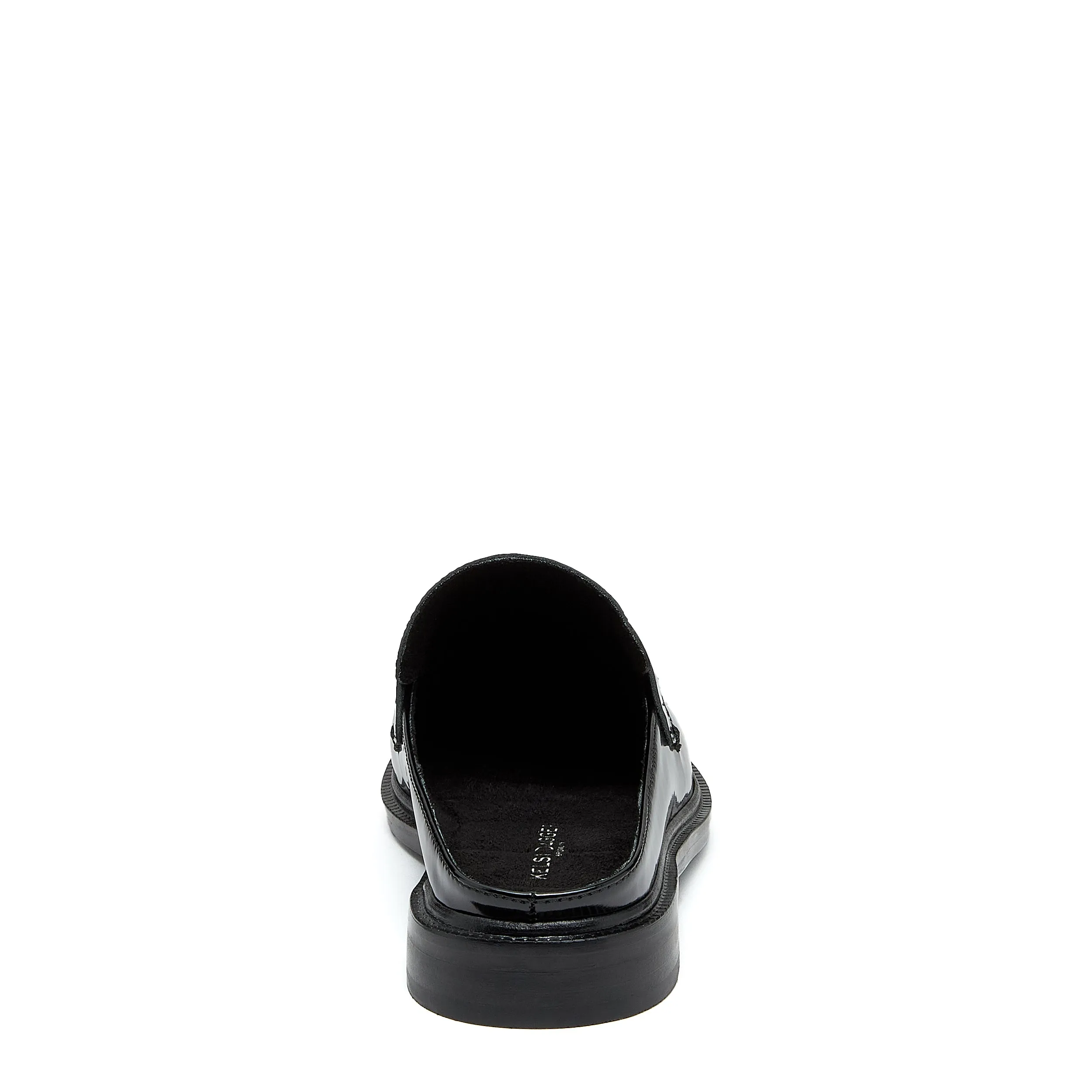 Lock Black Loafer Mules