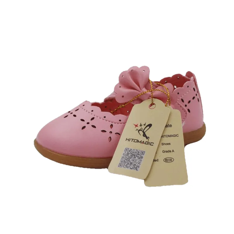 Lovely Breathable Hollow Out Bowtie Princess Shoes For Girls'