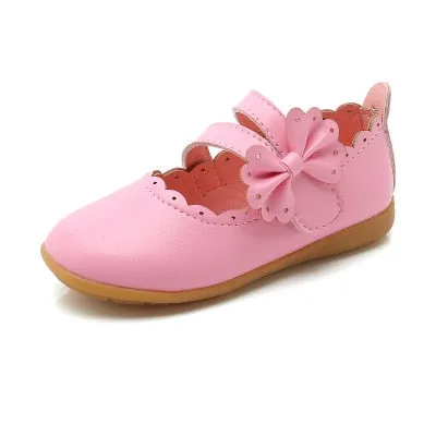 Lovely Breathable Hollow Out Bowtie Princess Shoes For Girls'