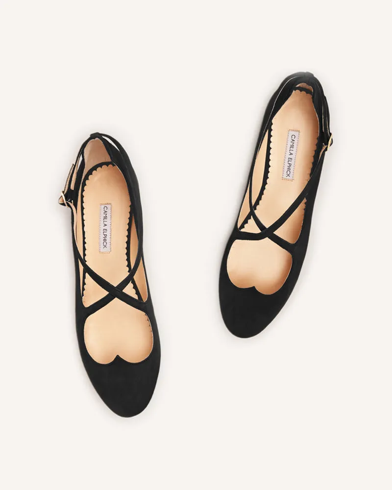 Lover Black Flats