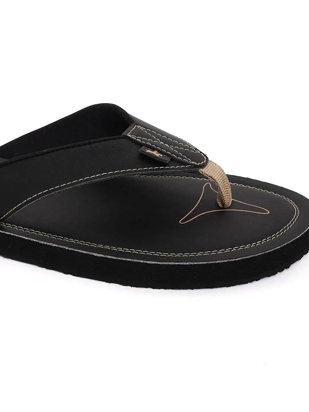 Men Black Slipper