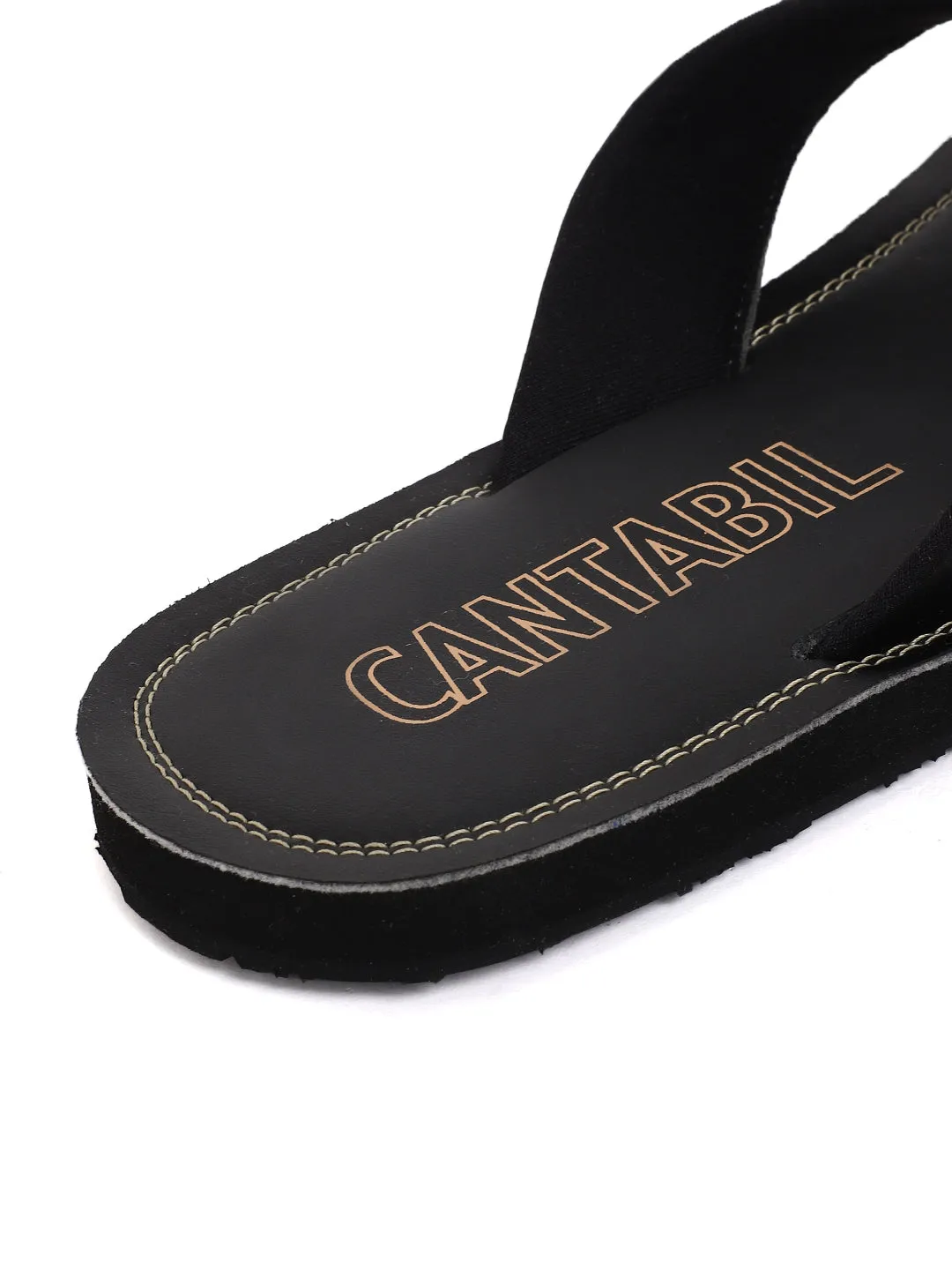 Men Black Slipper