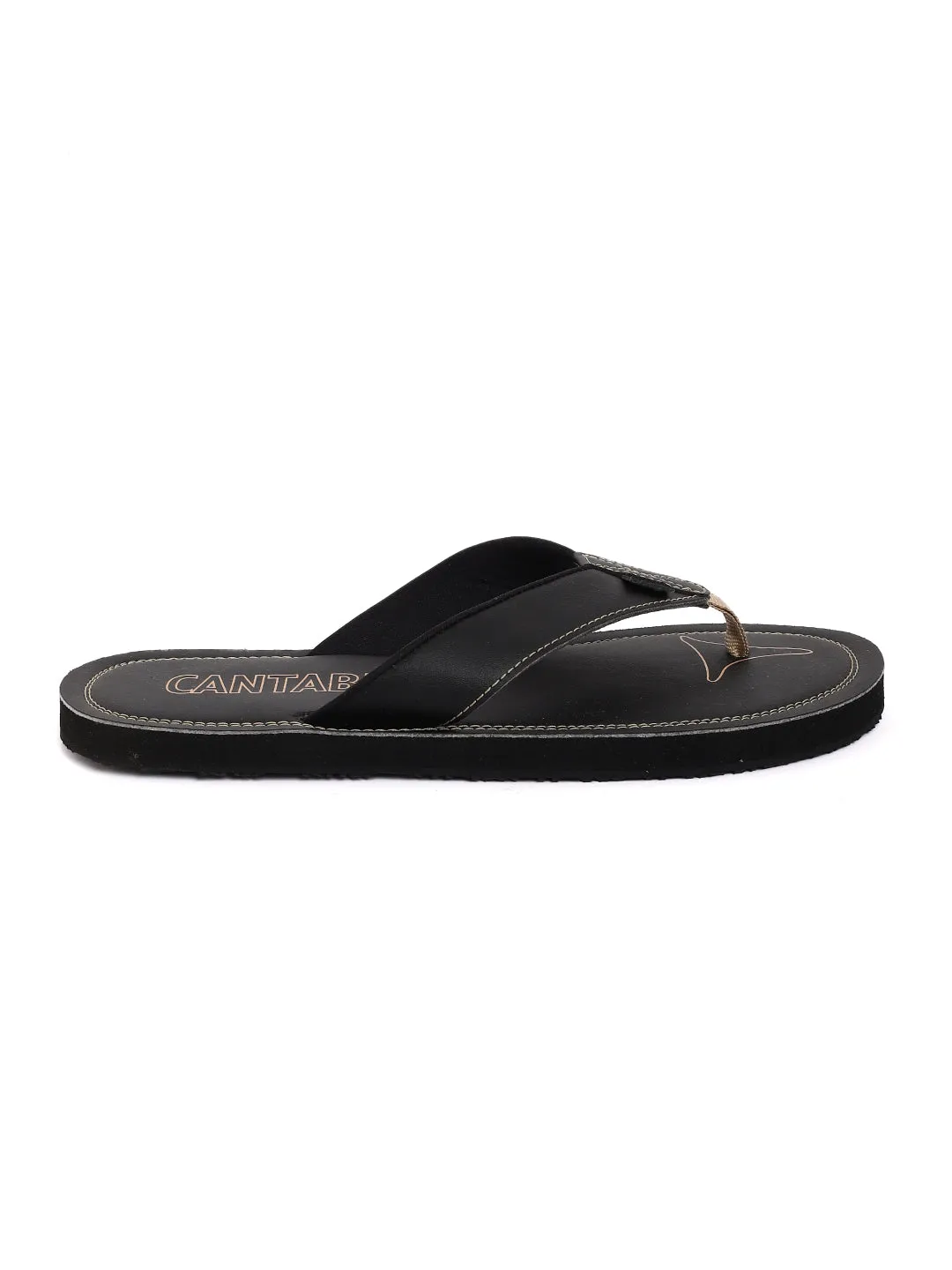 Men Black Slipper