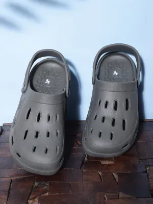 Men Grey Clogs