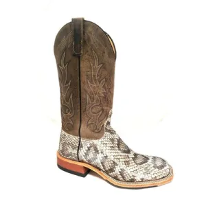 Men’s Anderson Bean Square Toe Rattlesnake Boots 320030