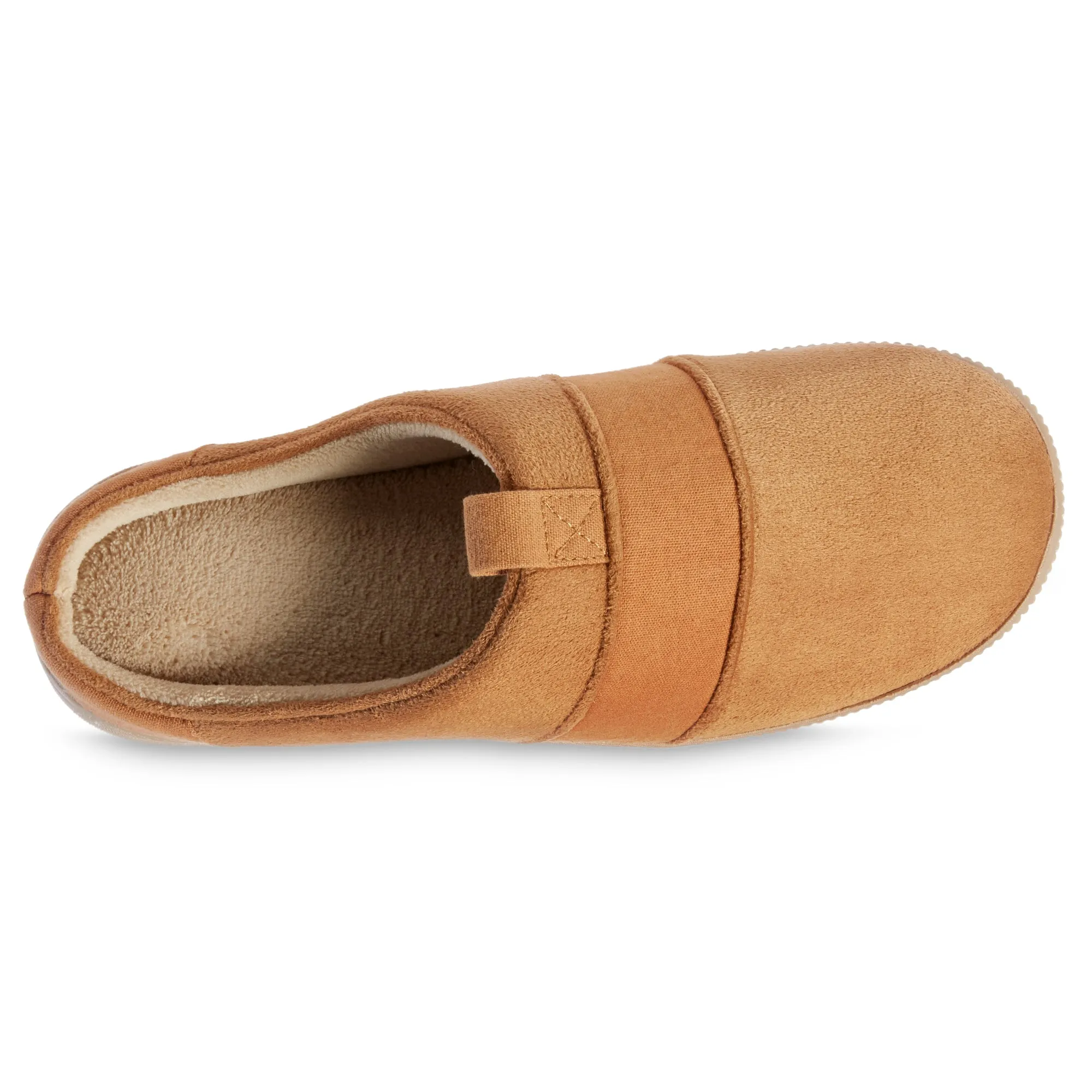 Men's Canvas Emmett Clog Slippers With Microsuede And Memory Foam