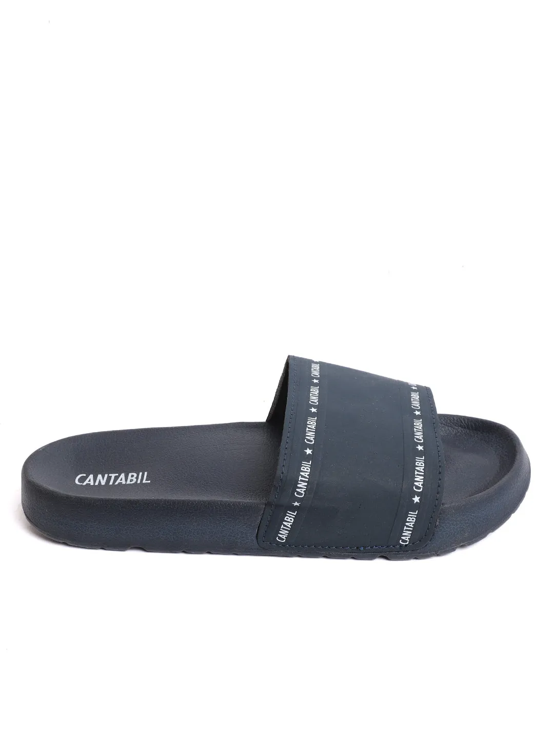 Mens Navy Slippers