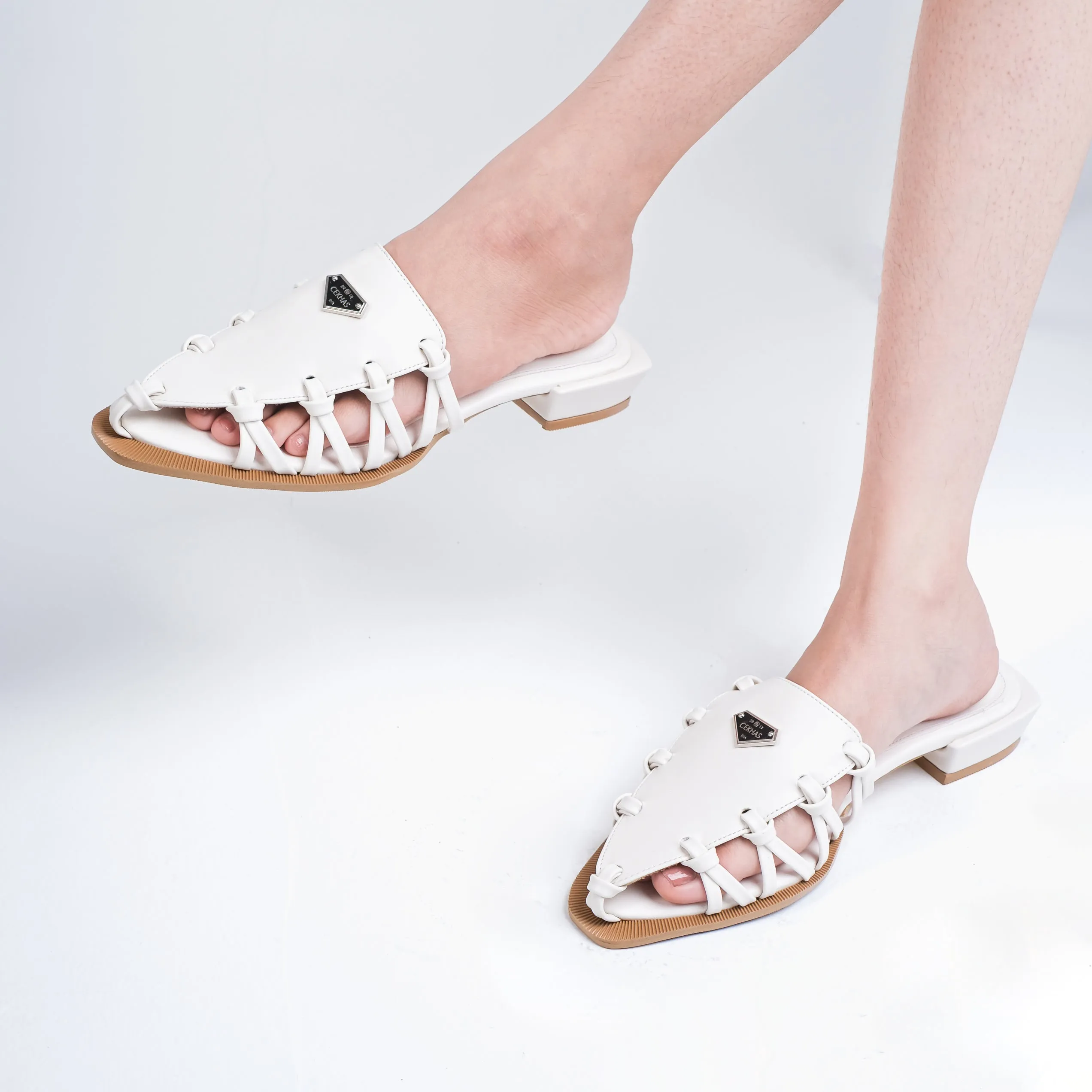 Michelle White Mules