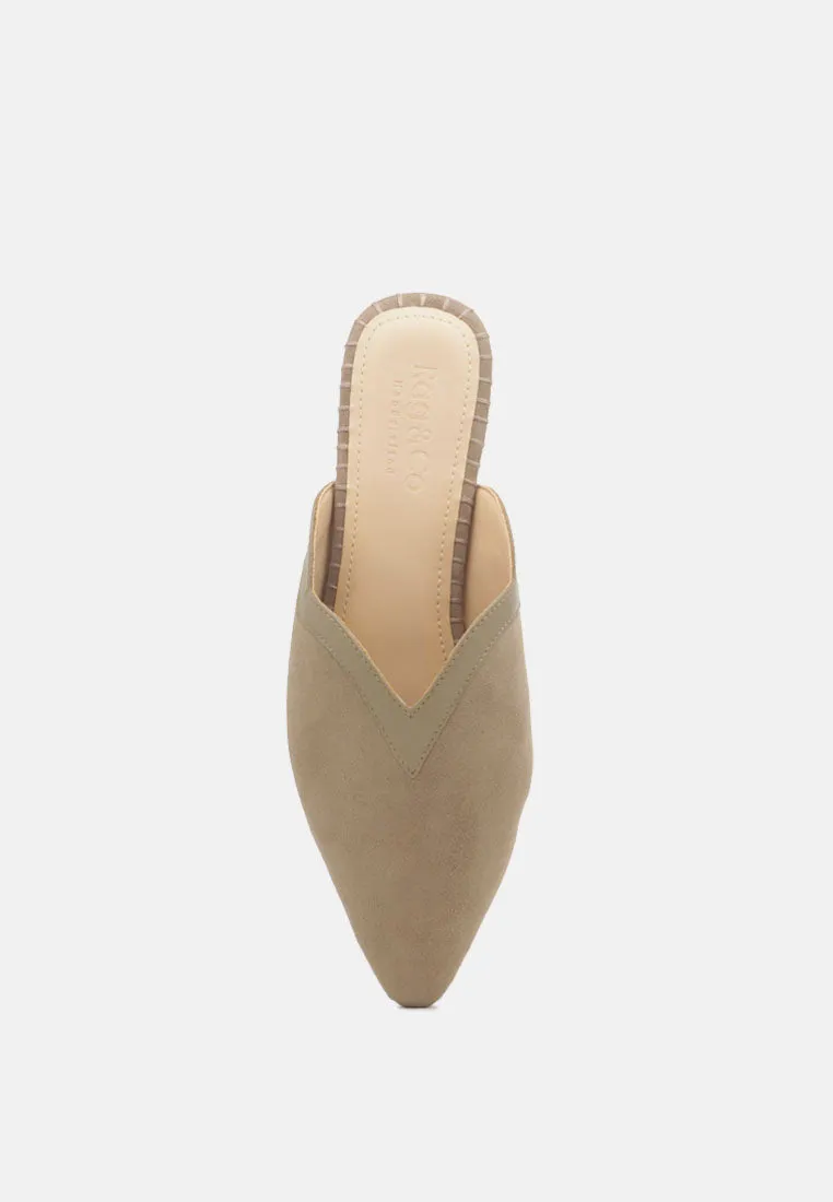 Orla Classic Suede Walking Mules