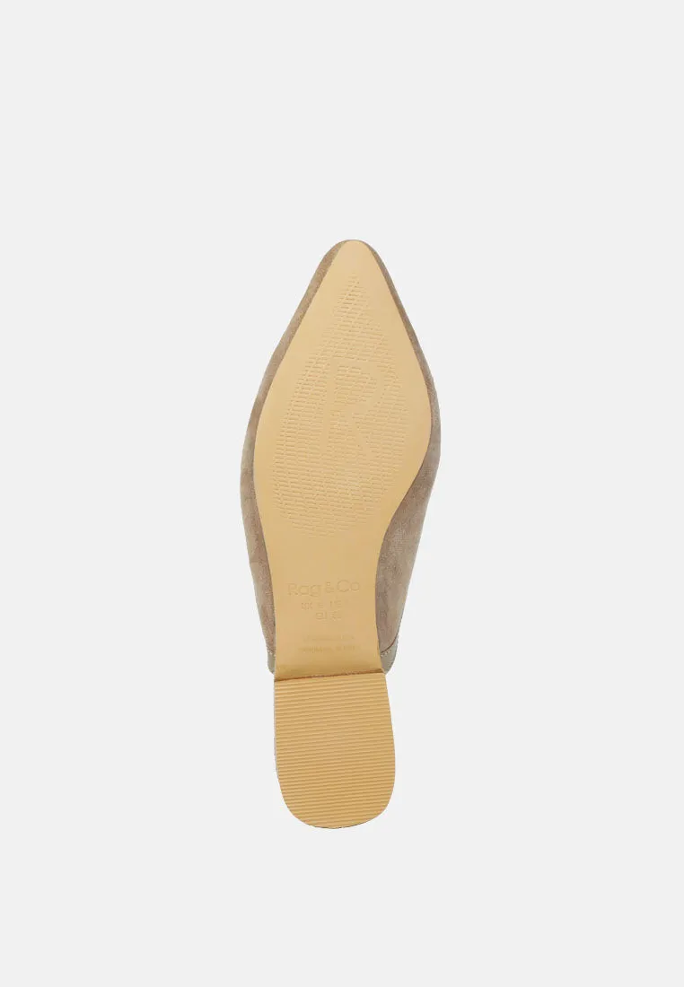 Orla Classic Suede Walking Mules