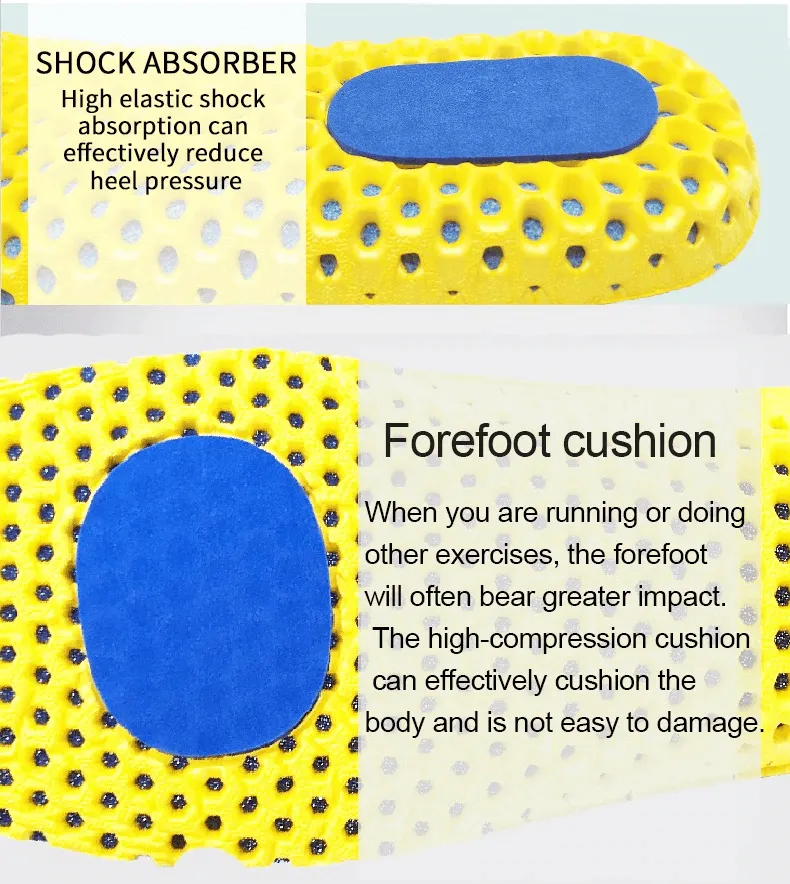 Orthopedic Breathable Mesh Insoles for Shoes - SF0545