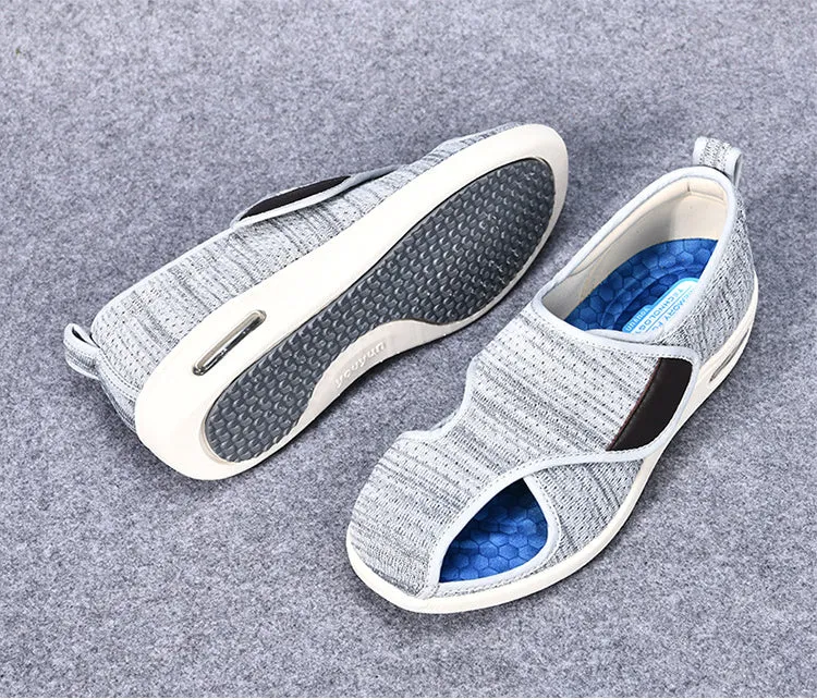 Owlkay Plus Size Wide Diabetic Shoes For Swollen Feet Width Shoes-NW048